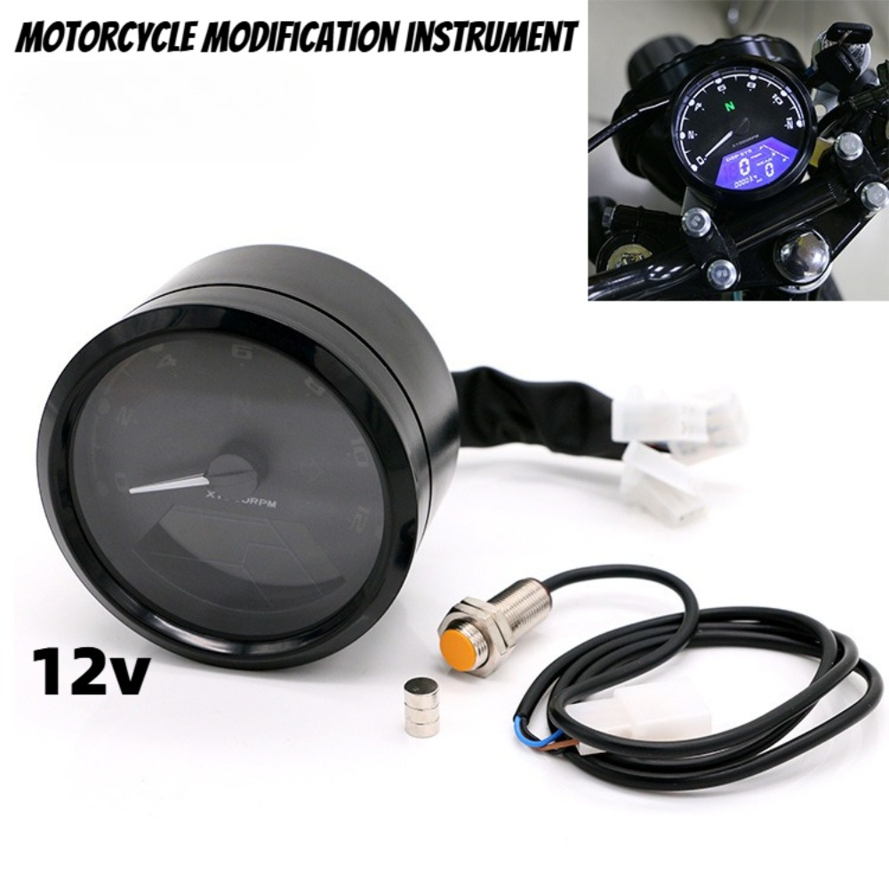 Gear Indicator Display - Contachilometri digitale universale per moto Contachilometri