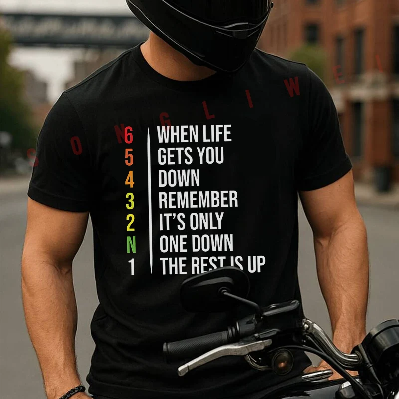 T-Shirt in Cotone per Motocicl - Motorcycle Gear Quotes review and price
