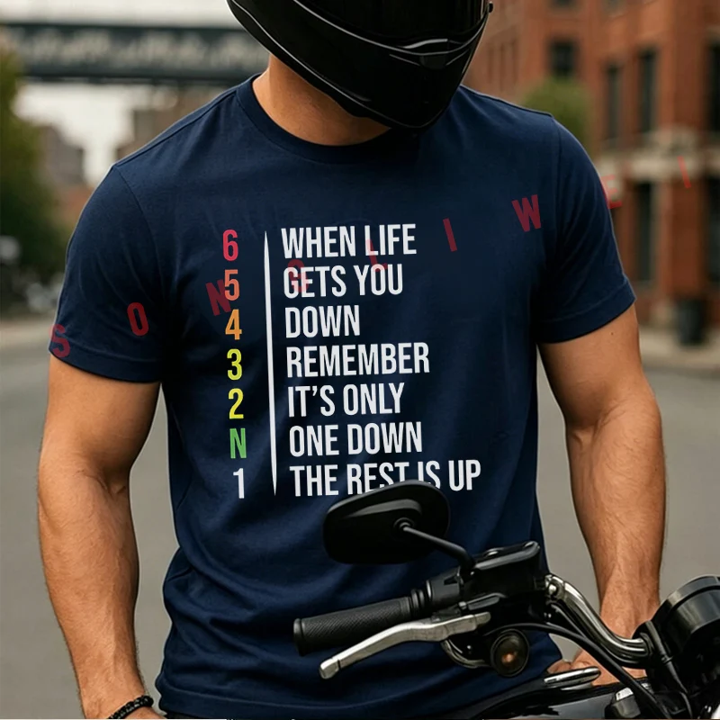 T-Shirt in Cotone per Motocicl - Motorcycle Gear Quotes review and price