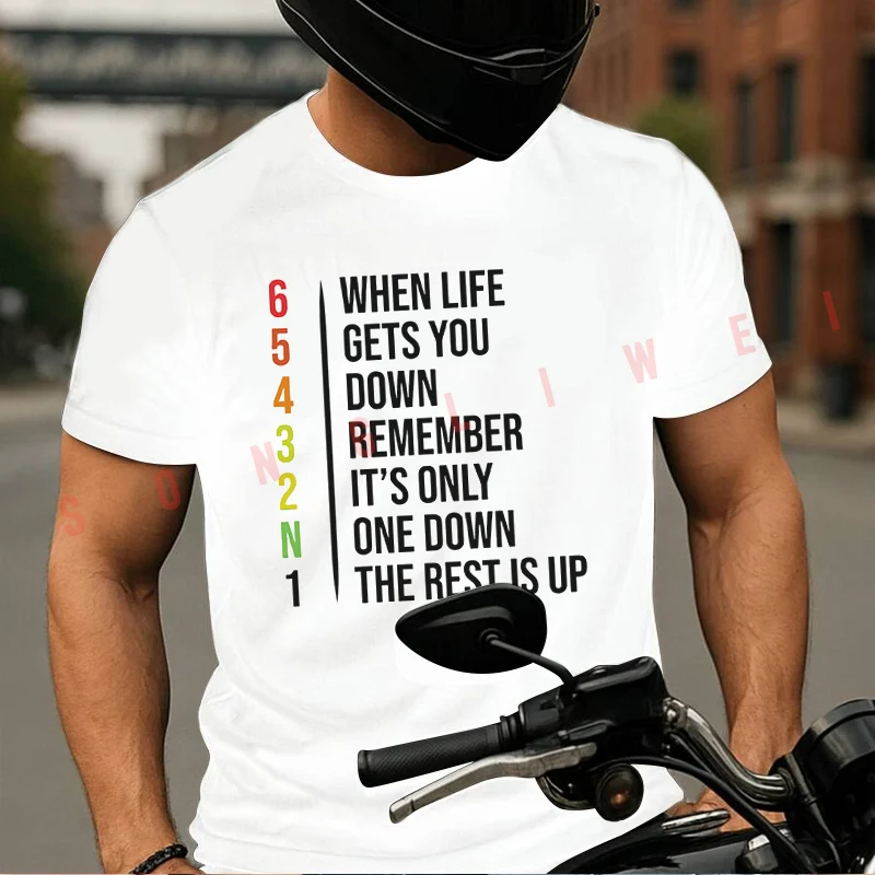 T-Shirt in Cotone per Motocicl - Motorcycle Gear Quotes review and price