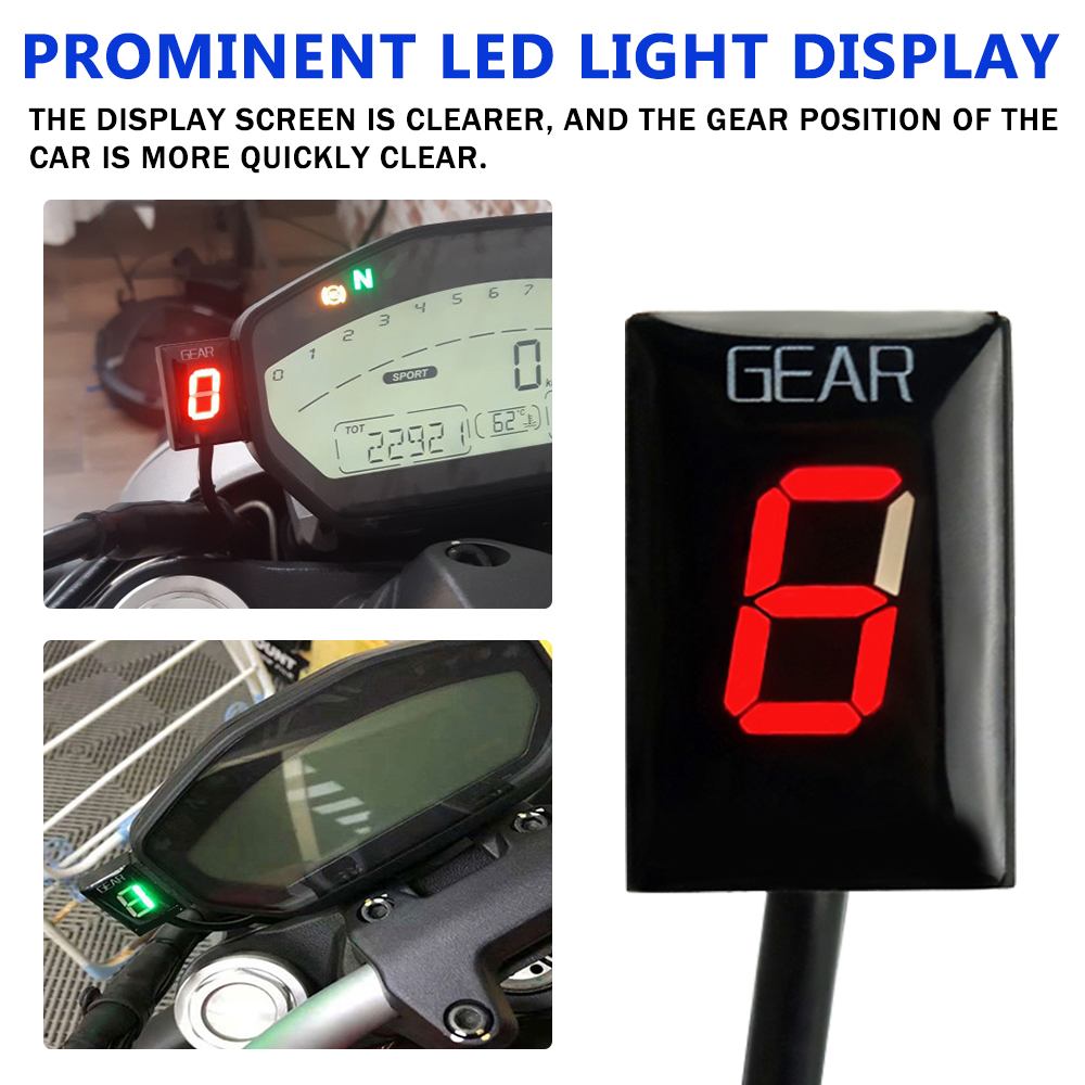 EFI moto 1-6 indicatore di vel - Gear Indicator Display review and price