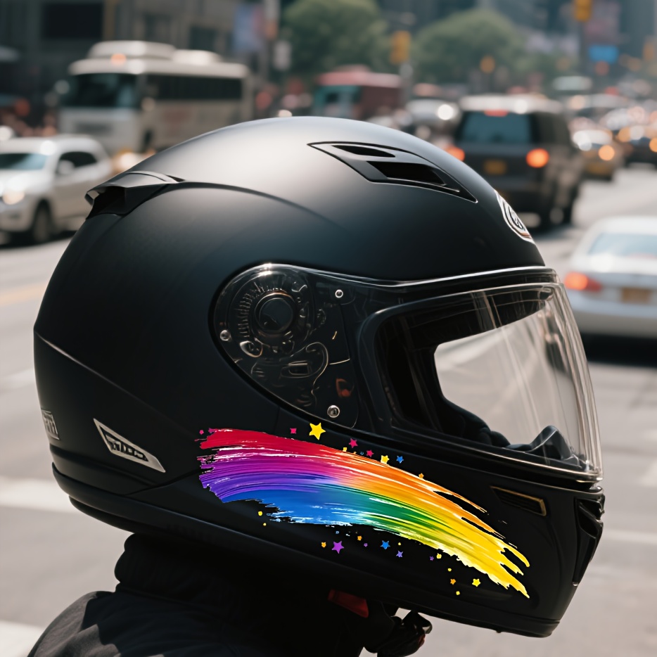 Adesivi per Casco Moto, 2 Fogl - Motorcycle Gear Pattern review and price