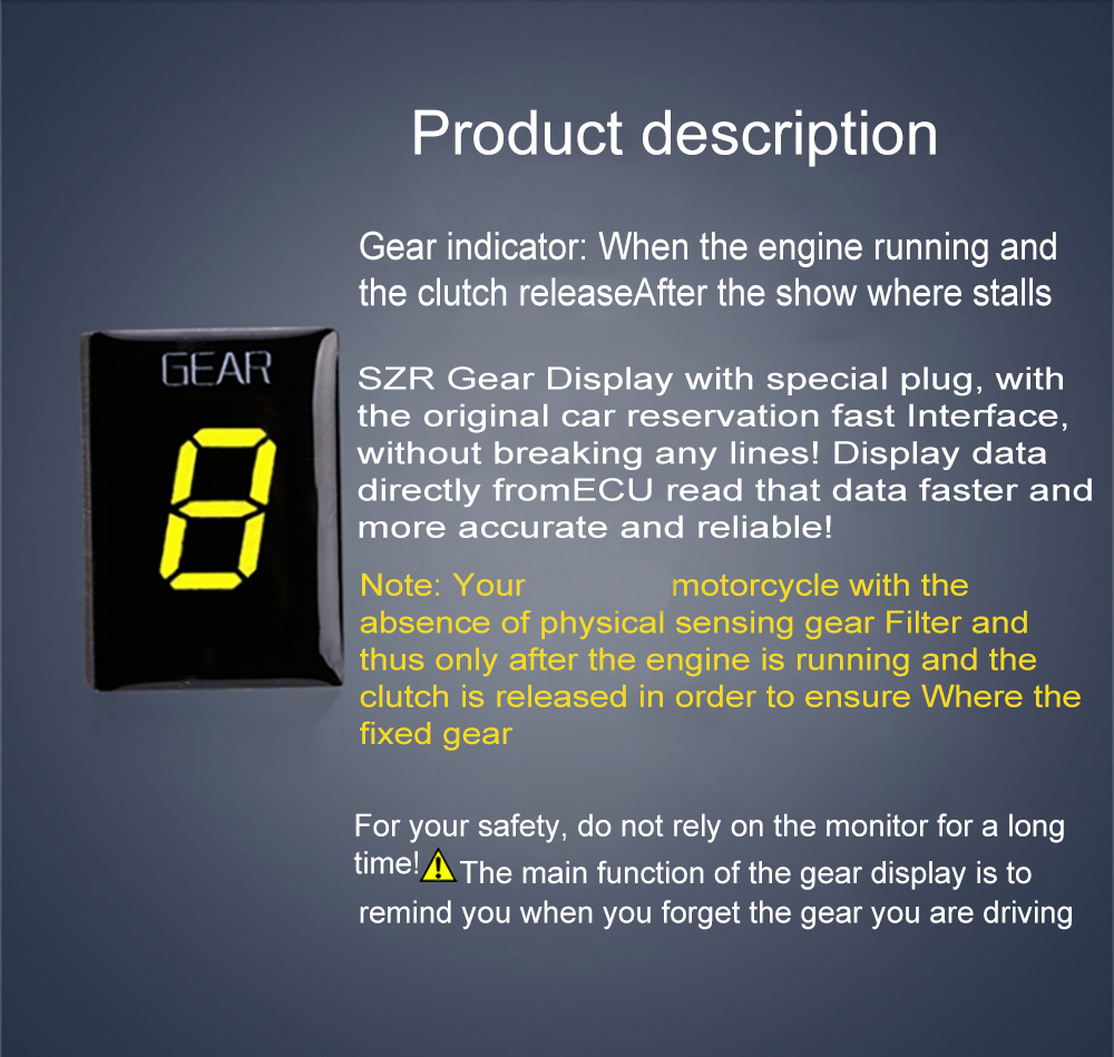 Indicatore di marcia del motoc - Gear Indicator Display review and price