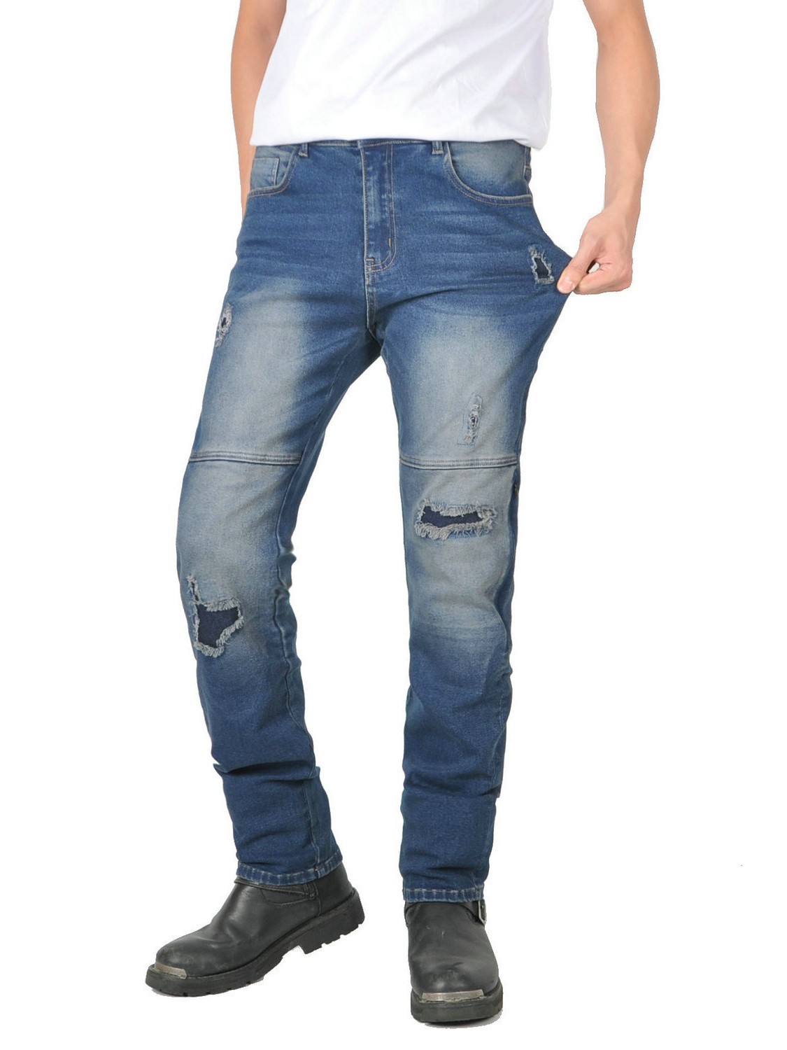 Jeans da moto Pantaloni da equ - Motorcycle Gear Wash review and price